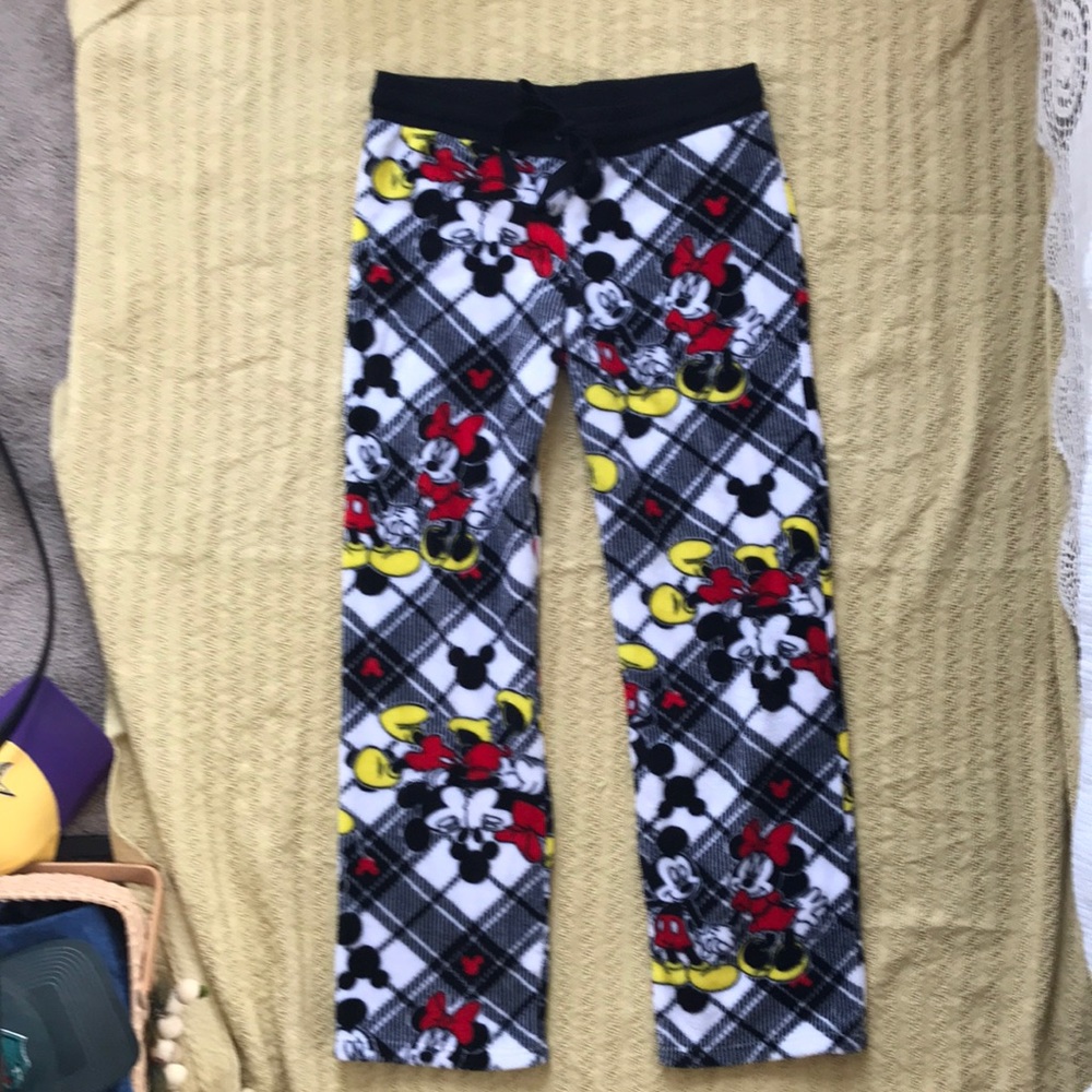 Disney sleepwear size M, traditional Mickey in white & black with red & yellow